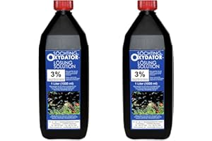 SÖCHTING BIOTECHNIK Söchting Oxydator Lösung 3% – 2×1 L Nachfüllflaschen | Wasserstoffperoxid H₂O₂ für Aquarien | Sauerstoffversorgung & Wasserpflege