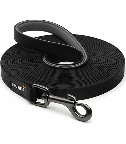 Biothane Longa Per Cani 9 Mm X 30 M, Cucita O Senza Cinghia, Per Cani Fino A 15 Kg