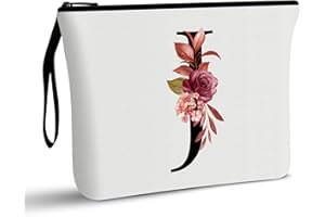 Vavabox A-Z Personalisierte Kosmetiktasche-Geburtstagsgeschenke für Frauen, Mütter, Beste Freundinnen und Brautjungfern (J)