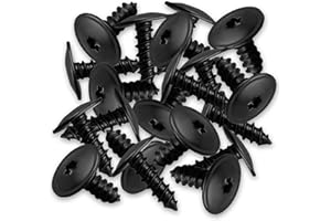FEIBETY 20Pcs Screw Bolt Retainer,Auto Car Body Engine Cover Torx Screws Fender Liner Clips Wheel Arch Inner Hexagon Liner Splash Shield Guard for Bumper Undertray Screws Engine Cover Undertray (20)