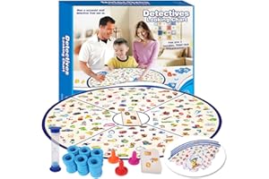 Neo Toys- Jeu de société Action, 6112, Detectives Looking Chart