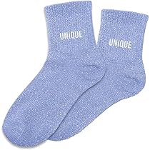 Chaussettes Paillettes Queen - Multicolore, Taille Unique, 4 Saisons, Unisexe, Design Moderne