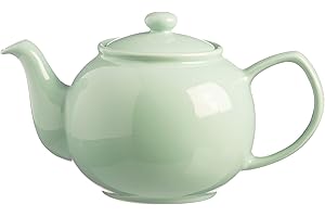 PRICE & KENSINGTON Precio y Kensington 6 Tazas Tradicional Verde cerámica, Color Verde