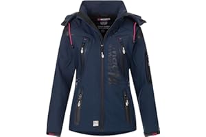 Geographical Norway Veste softshell fonctionnelle pour femme IMS Edition Sport imperméable avec urbandreamz Beanie S, M, L, XL, XXL