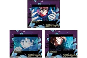 Crunchyroll - Jujutsu Kaisen - 3D Karten/Lenticular Cards + Rahmen - (3 Stück) - original & lizensiert