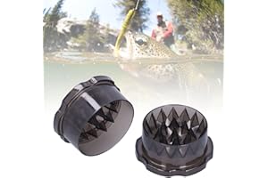 BigKing 1 x Grinder para señuelos gris negro transparente, cebo Grinder – Carp Bait Crusher Boilies portátiles para moler y triturar cebos para carpas, 10 × 10 × 5,4 cm