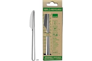 Amefa 025905AF29BA5 Leaves - Caja de 40 cuchillos reciclables