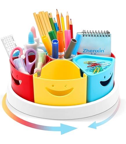 Exerz Bureau-organizer regenboog met sterstickers/bureau opgeruimd - doe-het-zelf creatieve decoratie caddy, kantoorbenodigdheden, studentenbenodigdheden, make-up opslag, pennenhouder - kantoor Exerz Bureau-organizer regenboog met sterstickers/bureau opgeruimd - doe-het-zelf creatieve decoratie caddy, kantoorbenodigdheden, studentenbenodigdheden, make-up opslag, pennenhouder - kantoor