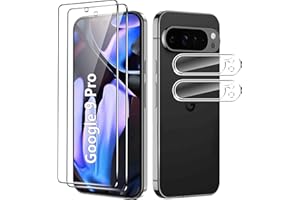 TIEEYIVV Folia Google Pixel 9 Pro szkło hartowane tylna kamera pełna osłona zapobiegająca zarysowaniom, odciski palców, bez pęcherzyków, ultra przezroczysta, ultra wytrzymała