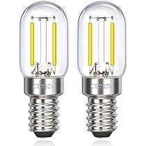 2 Ampoules Four 300°C E14 – Blanc Chaud 2700K, Dimmable, 42W – Pour Four, Micro-ondes, Lampe De Sel, Veilleuse – 220-240V