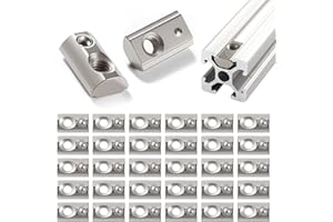 Lyeteung 30 Sztuk 20 Serii M4 T Nakrętek Sprężynowych, Nakrętki T-sprężynowe Wkręcane, Półokrągłe Rolki w Rowku T Sprężyny, do 6 mm Szczeliny 2020 2040 2060 2080 Aluminiowy Profil Wytłaczany