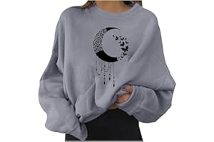 GENERIC Sweat Femme Imprimé Kawaii Sweatshirt Ado Fille Femme Sweat-Shirt Col Rond Imprimé Collège Style Manches Longues Et Col Rond pour Femmes Femmes Blouses Pullover Automne Hiver Top