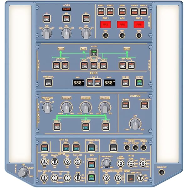Panneau Cockpit EFIS 4-en-1 Pour MSFS 2020/2024 - D106 A32X/A35X/A38X