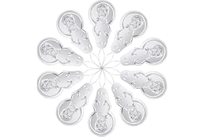 WILLBOND Infilatoi Infilatori di ago, a mano in alluminio, macchina da cucire, infila ago, per cucire a mano, filo in ferro foglio di linea di usura dell'ago, 10 pezzi