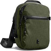 Tomtoc RFID Pashoes, Crossbody Bag, Diefstalbestendige Schoudertas Met Veiligheidsritssluiting Voor 4 6 Paspoorten Organizer Kaartsleuven En Documenten Reistas Dames Heren X Pac Olijf 2169988845