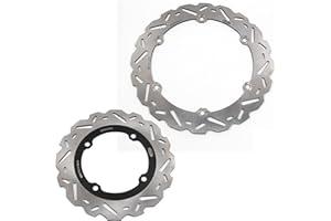 Arashi Front Rear Brake Discs Rotors for CBR500R 2013-2021 Motorcycle Accessories Brake Disks CBR 500 R CBR500 500R Silver 2014 2015 2016 2017 2018 2019 2020
