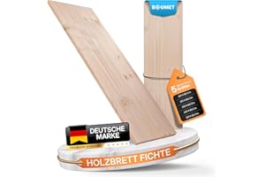 ‎BOOMET BOOMET Regalboden Holz Fichte · 19mm stark · 80 cm breit · 20-50 cm tief · Holzbrett Holzplatte Regal Boden Regalbrett Einlegeboden Schrank Holzboden Holzregal · 1 Stück 80 x 50 cm (B x T)