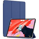 Microsonic Apple iPad Pro 11'' 2021 3. Nesil i&ccedil;in Kılıf (A2377-A2459-A2301-A2460) Smart Case ve Arka Kapak Lacivert [iPad Pro