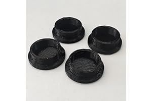 PIAOLGYI Replacement Rubber Foot for Cricut Maker,Accessories Compatible withCricut Maker,4 Pack(Black)