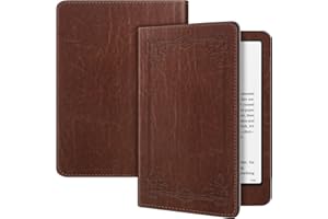 FINTIE Custodia per 7" Kindle Paperwhite 2024 (12ª Generazione) e Kindle Colorsoft Signature Edition (1ª Generazione) - Leggero Protettiva Cover con Funzione Auto Sveglia/Sonno, Marrone