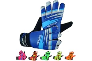 WARRIOR GEARS WARRIOR - Junior Football Goalkeeper Gloves For Boys Kids Children Adult Soccer Goalie Gloves Protection Super Grip Palms
