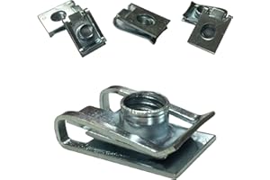 SMARTHOME 5 x Speed Fastener Chimney U Nuts Self Tapping Metric Screw Lug Spire Clips [ M5 ]