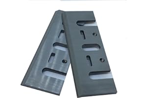 WADKIN BURSGREEN Boîte de 2 lames de rabot HSS 82 mm pour raboteuses Makita, Black & Decker, Bosch, DeWalt et Elu