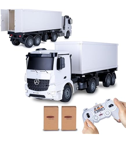 MINI GT - Mercedes-Benz Actros w/Racing Transporter 2023