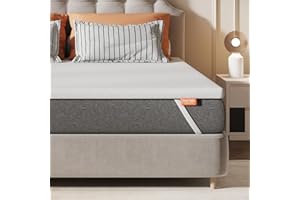 Sweetnight Materasso Topper con Memory Foam in Gel, 160x190 cm, spessore 10 cm, con Fondo Antiscivolo, Coprimaterasso in Schiuma di Supporto con Tessuto Morbido e Traspirante, Sfoderabile e Lavabile