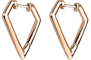 LIEBESKIND BERLIN Damen Ohrringe – Geometrisch & Dreieckig – Edelstahl Ohrschmuck in verschiedenen Farben – Klapp-Ceole minimalistisch & modern