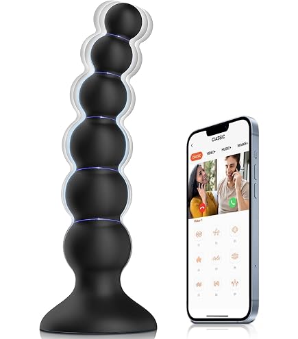 Plug Anal Progressif Long Avec Perles Et Ventouse - 31,5 Cm - Silicone Noir - Sextoy Unisexe Neuf