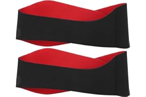 SUNGOOYUE Bandeau de Natation Portable 2 Pièces, Bandeau d'oreille de Plongée Extensible Imperméable pour équipement d'oreille de Natation (Adulte)(Le Noir)