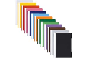 ‎CONIPA Conipa® 13 x Schnellhefter (Set) DIN A4 mit Beschriftungsfeld PP-Kunststoff (Plastik) - Hefter & Mappe Schule & Büro - Heft-Mappen Organisation (PVC-frei) transparentes Deckblatt