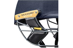 Masuri E Line Titanium Cricket Helmet Navy Medium (58-60 cm)