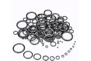 YWNYT 130 Pieces Fishing Rod Guide Rings 13 Sizes Fishing Rod Guide Ceramic End Rings for Fishing Enthusiasts