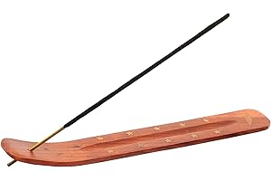 Pamai Pai® Räucherstäbchenhalter aus Holz mit Motiv zum Räuchern von Räucherstäbchen
