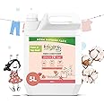 Koparo Natural Fabric Conditioner & Softener Liquid|5 Litres|Lily & Vanilla|Organic, Eco Friendly & Non Toxic|Top Load & Front Load|Protects Shine & Safe For Baby Clothes