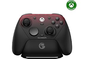 GameSir G7 Pro 1000Hz Controller mit Ladestation für Xbox Series X|S, Xbox One, Windows 10/11 & Android – TMR Joysticks, verstellbare Trigger & 4 programmierbare Tasten – Shadow Ember