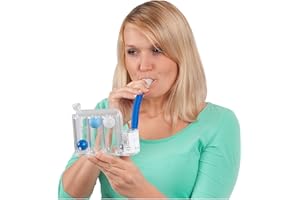 SPORTTEC Sport-Tec Tri-Ball - Entrenador de respiración con 3 bolas para entrenamiento pulmonar