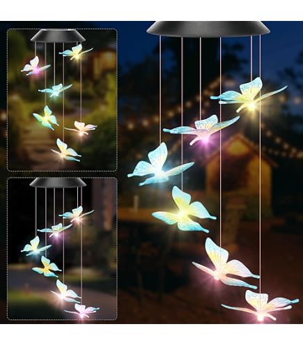 Carillon à Vent Métal Extérieur - Koshi Cloche Éolienne Déco Jardin - Cadeau Maman - Colibri
