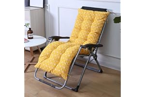 Highdi Coussin de Chaise Longue Jardin Exterieur, Coussin Bain de Soleil, Moderne Matelas Transat Pliable épais avec Sangles antidérapantes pour Terrasse Plage (Géométrique,55x120cm)
