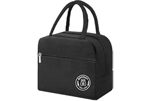 hzzycer Lunch Bag Insulated Lunch Bags for Women, Thermal Lunch Tote Bags for Men Kids Girls Ladies, Lunch Cool Bag Water-Resistant Thermal Leak-Proof Lunch Organizer for Work, School, Picnic