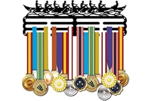 SUPERDANT Medalla de Remo medallero colgador de medallas de Remo medallero personalizado Estantes de Exhibición de Medallas Montados Estante para Medallas de Remo Regalos para deportistas