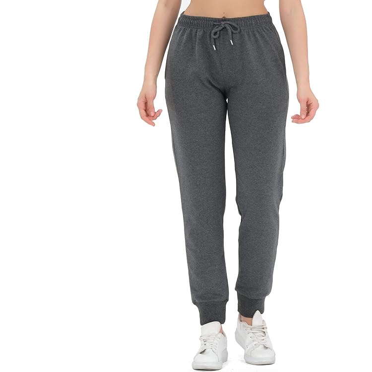 Zeagoo Joggingbroek voor dames, casual lange broek, effen, vrijetijdsbroek, stretch, hoge taille, sportbroek, warme baggy joggingbroek met zakken, S-XXL, XXL