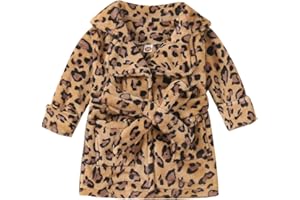 Alunsito Bambino Del Bambino Della Ragazza Del Ragazzo Peluche Accappatoio di Colore Solido Vestaglia con Cintura Neonato In Pile Asciugamano Accappatoio Vestiti Degli Indumenti Da Notte