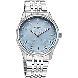 Sonata Poze 8 Quartz Analog with Tiffany Blue Dial IPS Stainless Steel Strap Watch for Men - SP70109SM01W: 