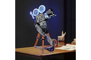cooldac Kit d'éclairage LED pour caméra Lego 43230 Disney Hommage à Walt Disney (éclairage uniquement, pas de Lego), version avec contrôle de la lumière, kit de lumières décoratives compatible avec