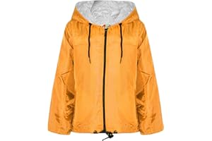 A2Z 4 Kids Girls Boys Raincoats Jackets Kids Lightweight Kag Mac Waterproof Hooded Jacket Cagoule Rain Mac Age 5-13 Years