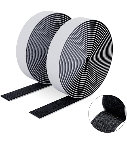 25 Metri Nastro Adesivo VELCRO® 20 Mm X 25 M - Lato Gancio Bianco - Per Tende, Tappeti, Zanzariere E Altro Striscia Velcro Bianco Adesivo