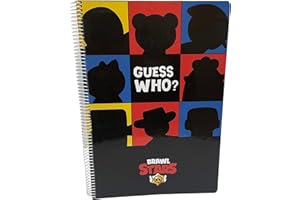 CYPBRANDS BRAWL STARS - Quaderno a Griglia, 80 Fogli, Spirale, per Bambini (CyP Brands)